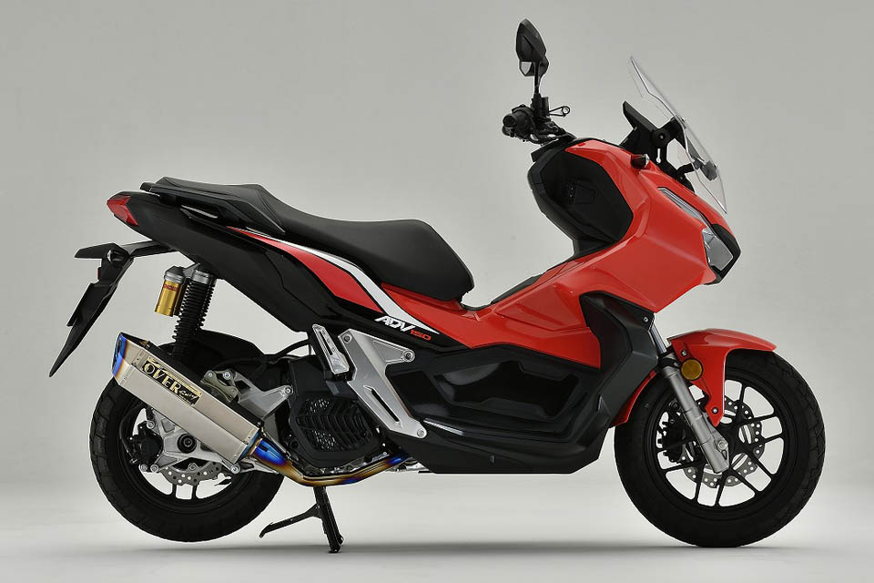 HONDA ADV150 Over Racing New TT-RS Titanium