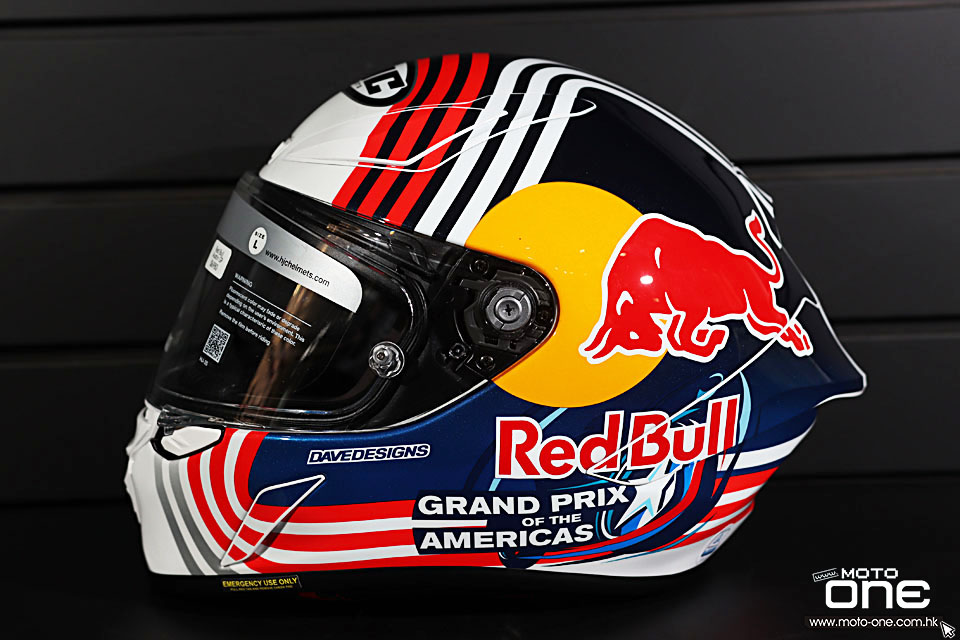 2022 HJC RPHA 1 RED BULL AUSTIN GP