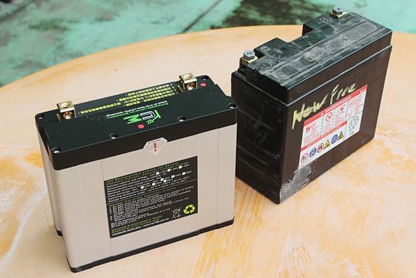 即場示範磷酸鋰鐵啟動電池-Lithium ion