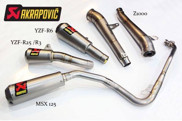 蠍子毒物 - AKRAPOVIC GP Style 全鈦合金排氣喉現貨抵港
