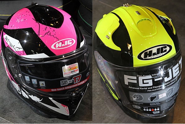HJC FG-JET 螢光黃新色│IS-17 Pink Rocket花新貨再抵港