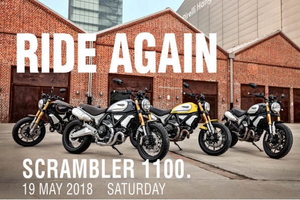 Scrambler 1100 新車發佈會將於19/5(六)下午舉行