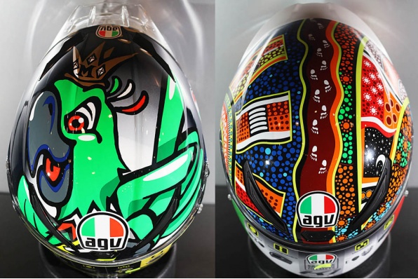 AGV Moto2 2017  世界冠軍 Franco Morbidelli 限量版PISTA GP R鸚鵡拉花及AGV K1 Dream Time入門羅絲新花