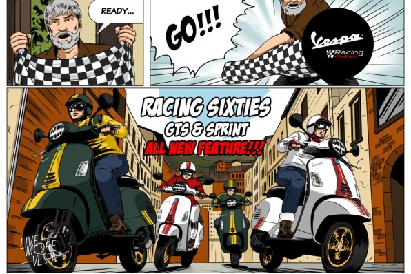 Vespa Racing Sixties 6月10至20 Motoplex陳列室動感登場