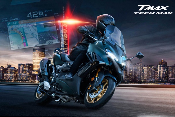 2022 YAMAHA TMAX—第八代登場,配置彩色TFT儀錶,售價HK$139,800 接受預訂