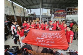 2024 We Ride As One May 4th 狂風暴雨下忠實車迷繼續Ducati全球遊車河活動