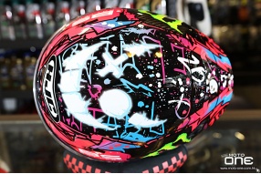 HJC RPHA 1 V2 Carbon Funky Diablo Fabio Quartararo法比奧「Funky Diablo」街頭塗鴉惡夜螢光魔風格登場