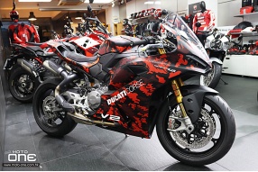 2026 DUCATI Panigale V2 FB63白奈亞限量版 - 紅黑迷彩專屬拉花