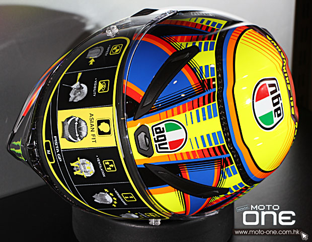 2014 AGV Pista Gp eyes on the back