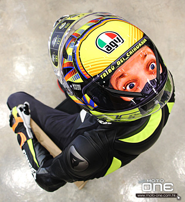 2014 AGV Pista Gp eyes on the back