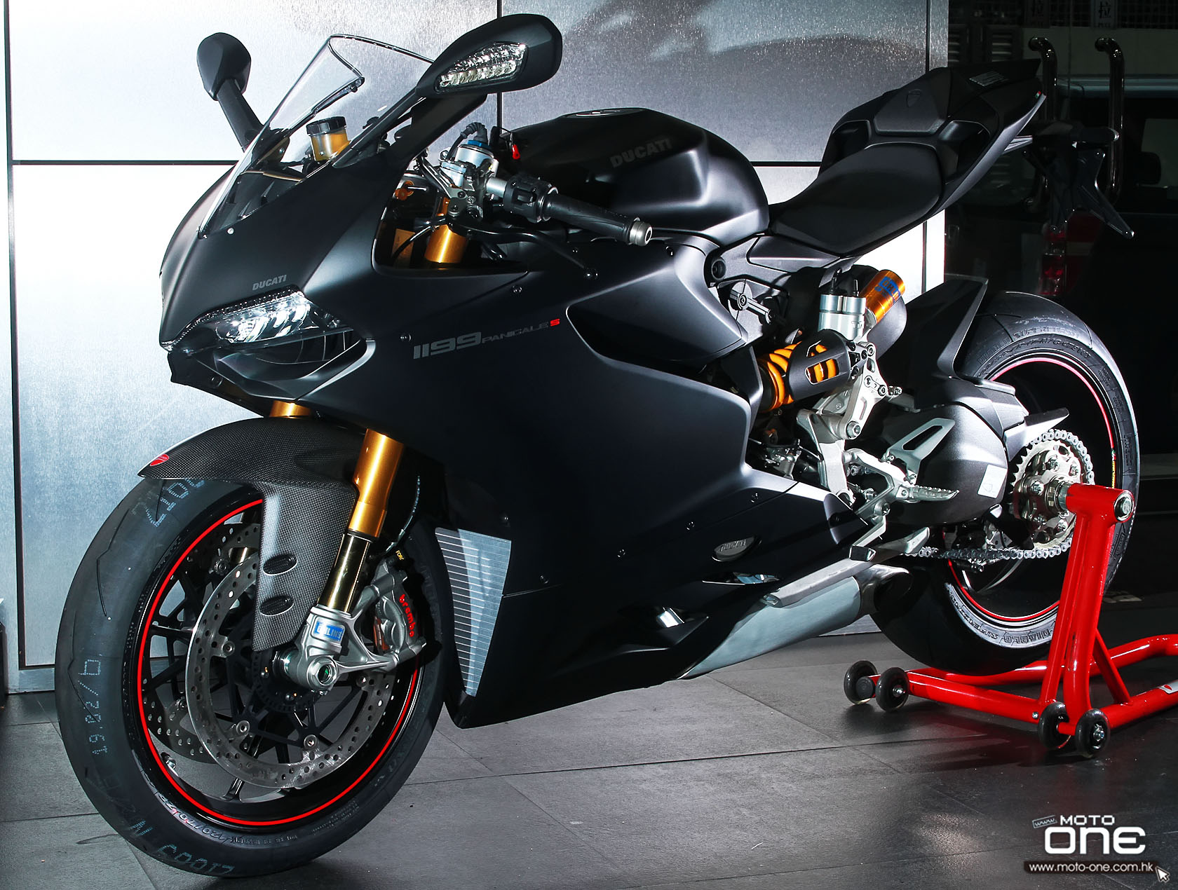 2014 ducati 1199 panigale s matte black 哑黑新色登场(3)